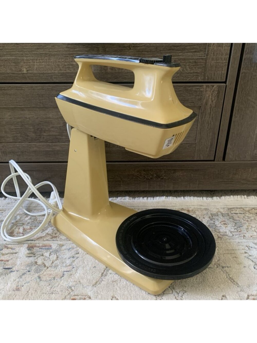 Vintage Philips KB5161 12-Speed Stand Mixer Motor Base & Turntable Plate Only